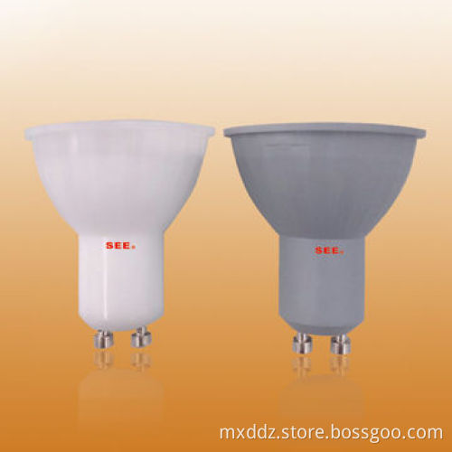 LED GU10 spotlight, 3W, 4W, 5W, 450lm, high power efficiency, frost cover, clear cover, PAR16, 230VNew